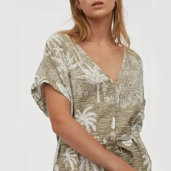 NWT Desmond & Dempsey x H&M Linen Blend Mini Dress Size XS NWT Desmond & Dempsey x H&M Linen Blend Mini Dress Size XS